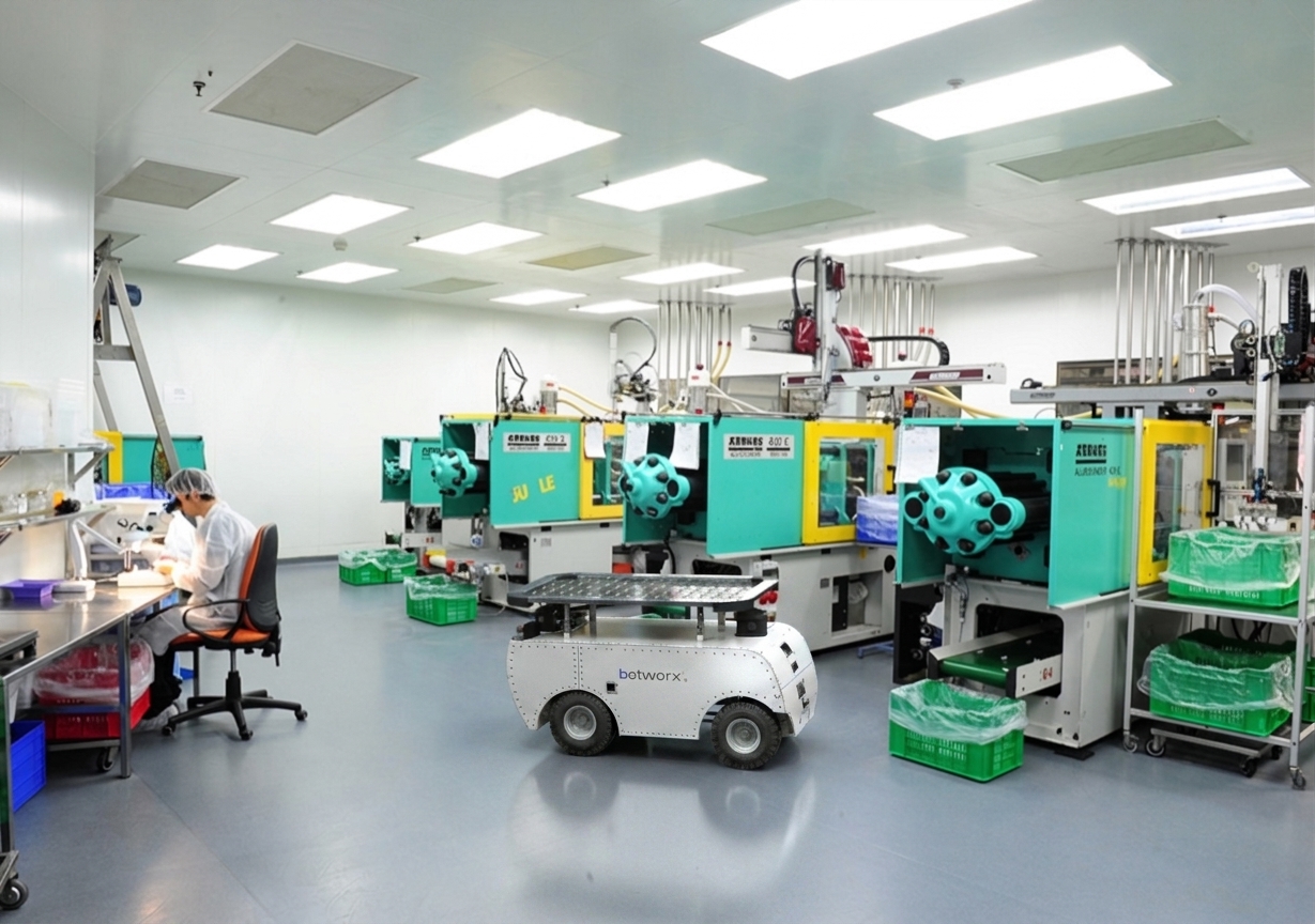 BotMover in injection moulding facility